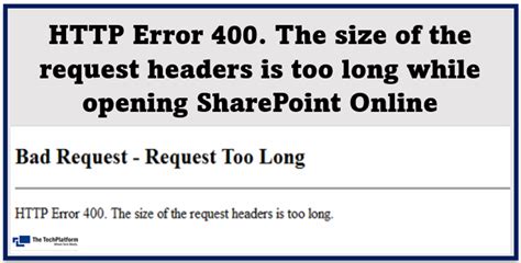 com, as does almost every Microsoft service (O365, Azure, etc). . Http error 400 the size of the request headers is too long